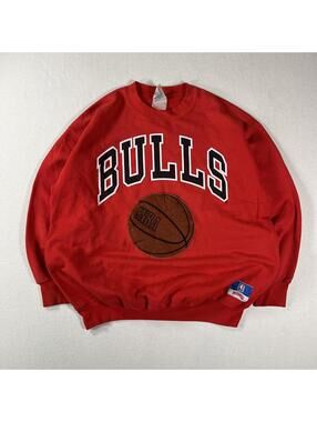Vintage 90s Chicago Bulls Nutmeg Mills NBA Crewneck Sweater